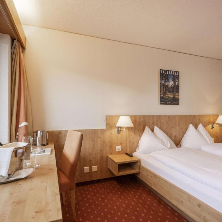 Hotel Restaurant Bänklialp - Doppelzimmer mit Bergblick - 1