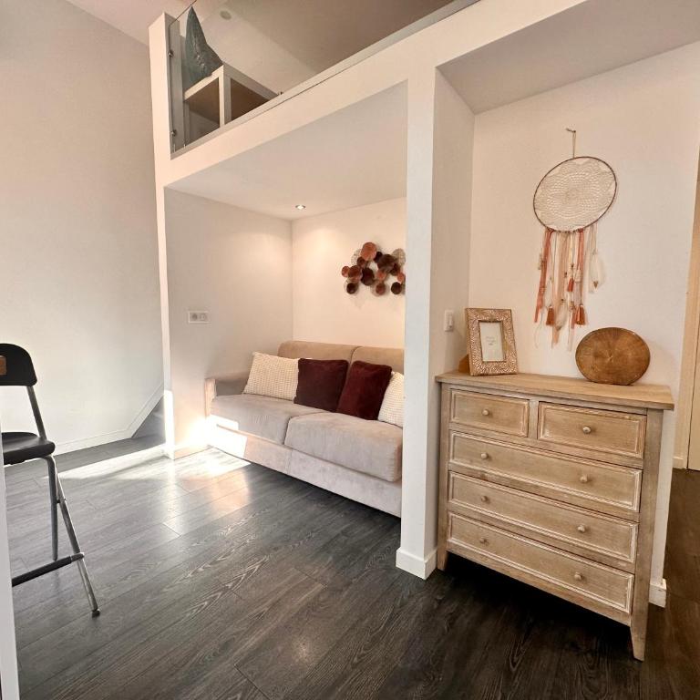 Sweet Loft Menton con letto su mezzanina H1,40 - One-Bedroom Apartment - 10