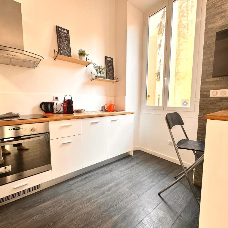 Sweet Loft Menton con letto su mezzanina H1,40 - One-Bedroom Apartment - 11