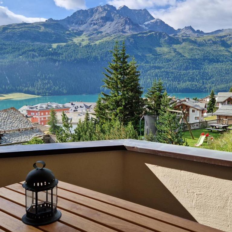 Aparthotel Chesa Bellaval - Apartment mit Seeblick - 15