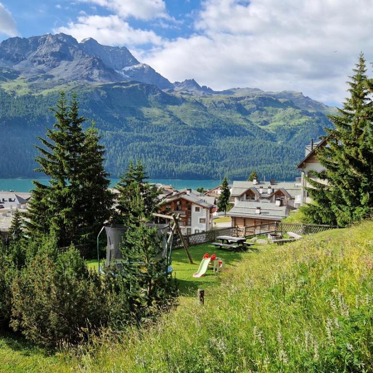 Aparthotel Chesa Bellaval - Apartment mit Seeblick - 17