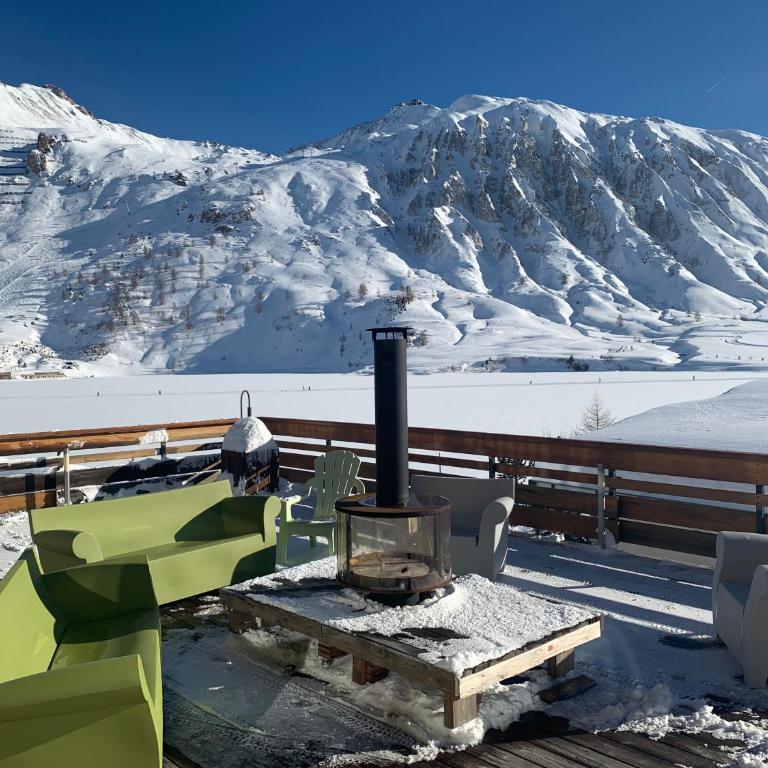 Chalet Canvolan, 7 pièces, 12 personnes, Tignes le Lac, sur terrasse et jardin - Apartment mit Seeblick - 1