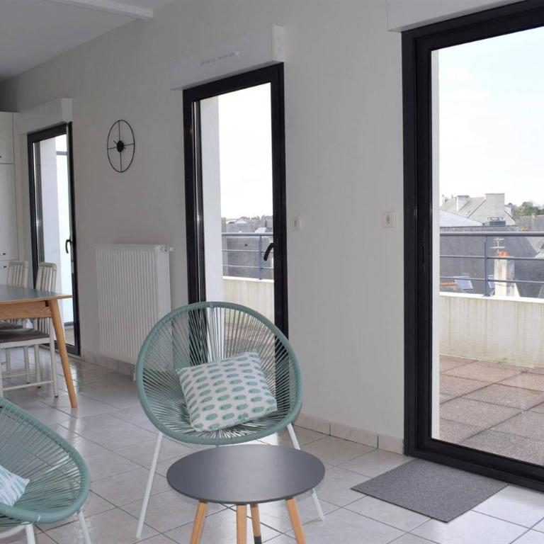 Bel appartement entièrement rénové 5 personnes au centre ville de PERROS-GUIREC - Ref 923 - Apartment mit 2 Schlafzimmern - 7
