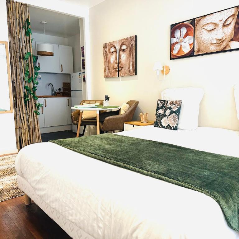 Studio ZEN cosy gare part dieu - Deluxe Studio mit Kingsize-Bett - 4