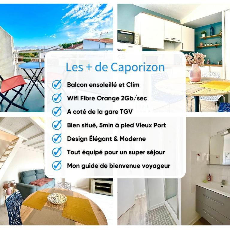 Caporizon-La Moulinette-5min Gare et Port - Studio Familial - 3