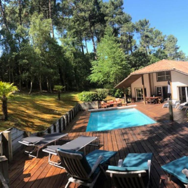 Villa avec piscine pétanque ping-pong garage près golf plage - Villa avec Piscine Privée - 1