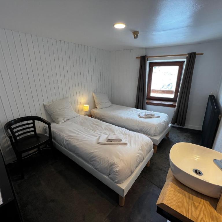 RestAuberge La Reine Meije - Chambre Double - Vue sur Montagne - 3