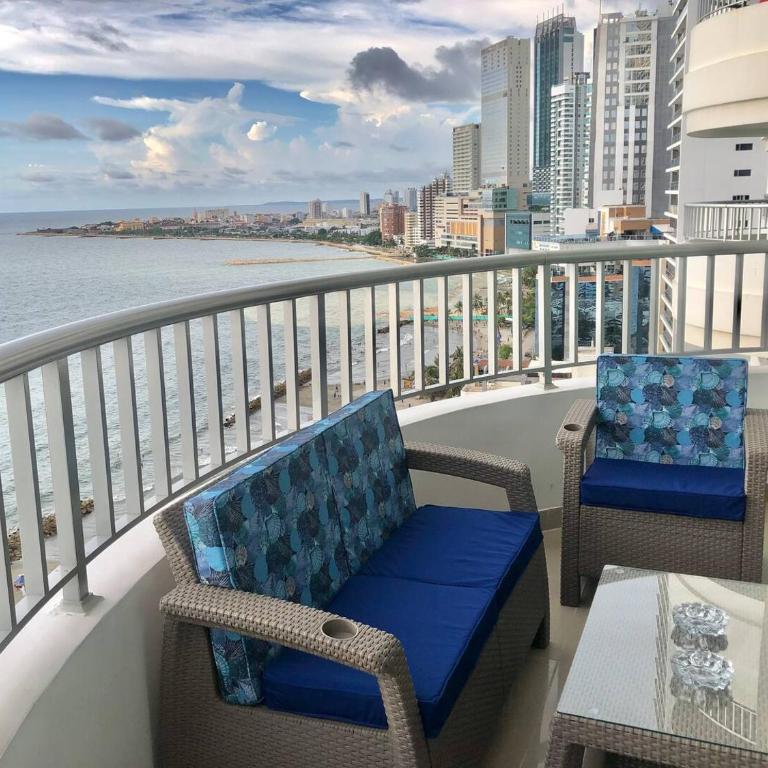 Apto 1803 Cartagena frente al mar- edificio Palmetto, piso 18 - Apartamento de 2 dormitorios - 3