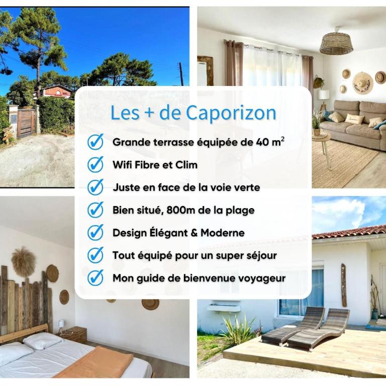 Caporizon-Villa Courant-Terrasse-Proche Plage - Maison 2 Chambres - 3