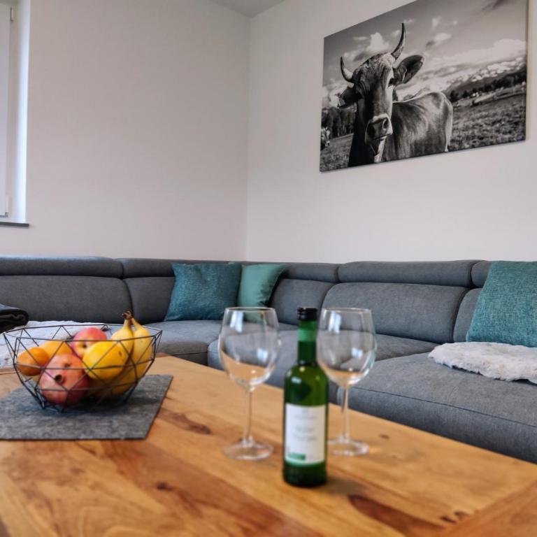 Ferienwohnung Lehmann - Apartment mit Terrasse - 1