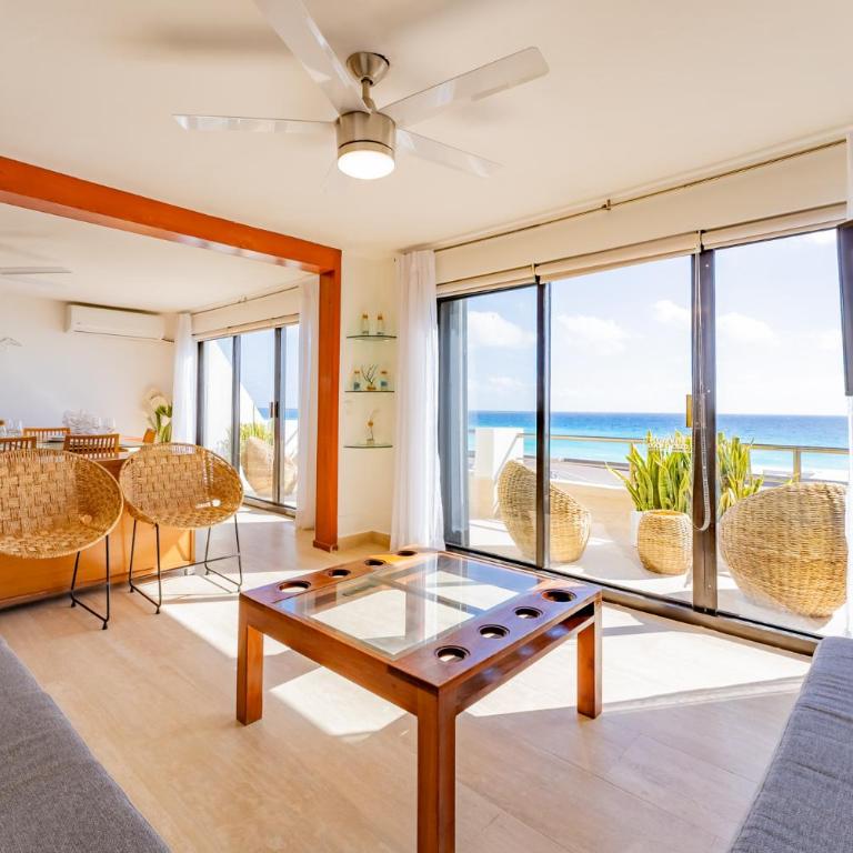 Amazing Caribbean Ocean view at Villas Marlin in Cancun - Apartamento - 9
