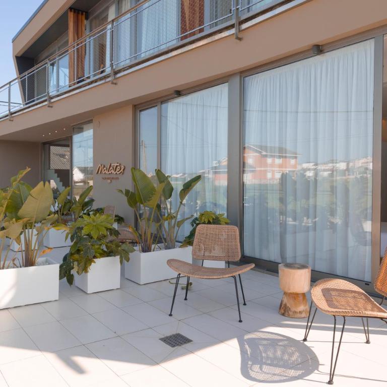 Malates Slow Boutique Hotel - Habitación Doble Deluxe con vistas laterales al mar - 8