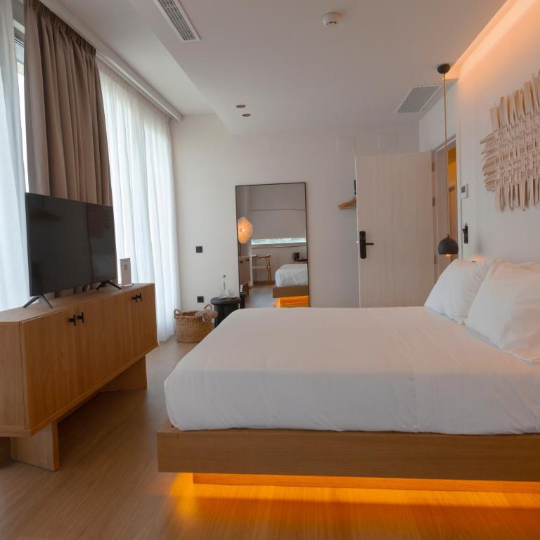 Malates Slow Boutique Hotel - Habitación Doble Deluxe con vistas laterales al mar - 5