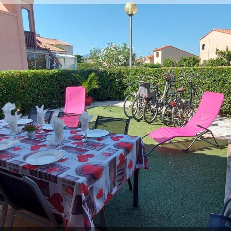 Hameau du Rivage 224 - Rez de jardin climatisé - 3 étoiles - 6 Pers - Jardin - Piscine - Vélos prêtés - Parking - 400m de la plage de La Lagune - WIFI - Apartment - Ground Floor - 4