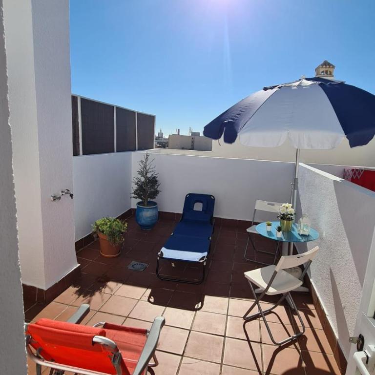 Penthouse with solarium in the center of Malaga-Ático con solárium en el centro de Málaga - Estudio Deluxe con cama grande - 1