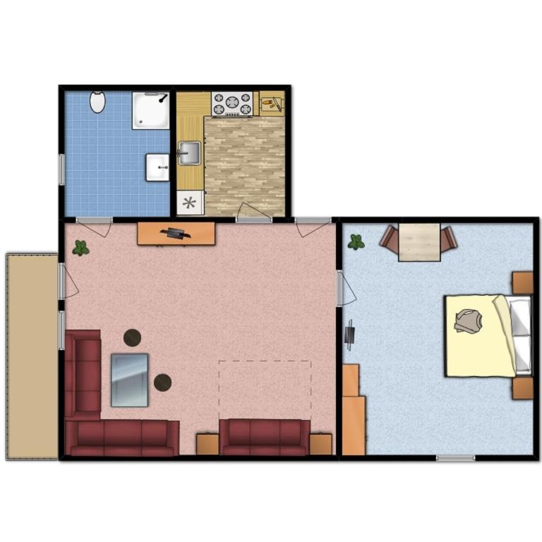 Gästehaus Falkner Ignaz - Apartment mit 1 Schlafzimmer und Balkon - 5