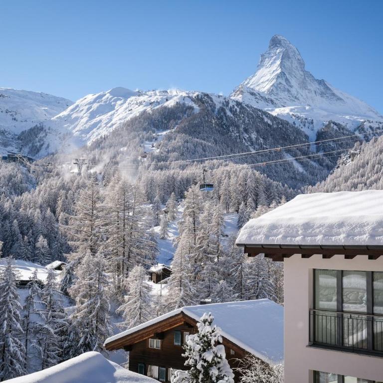 Mountain Paradise - Doppelzimmer mit Blick auf das Matterhorn - 5