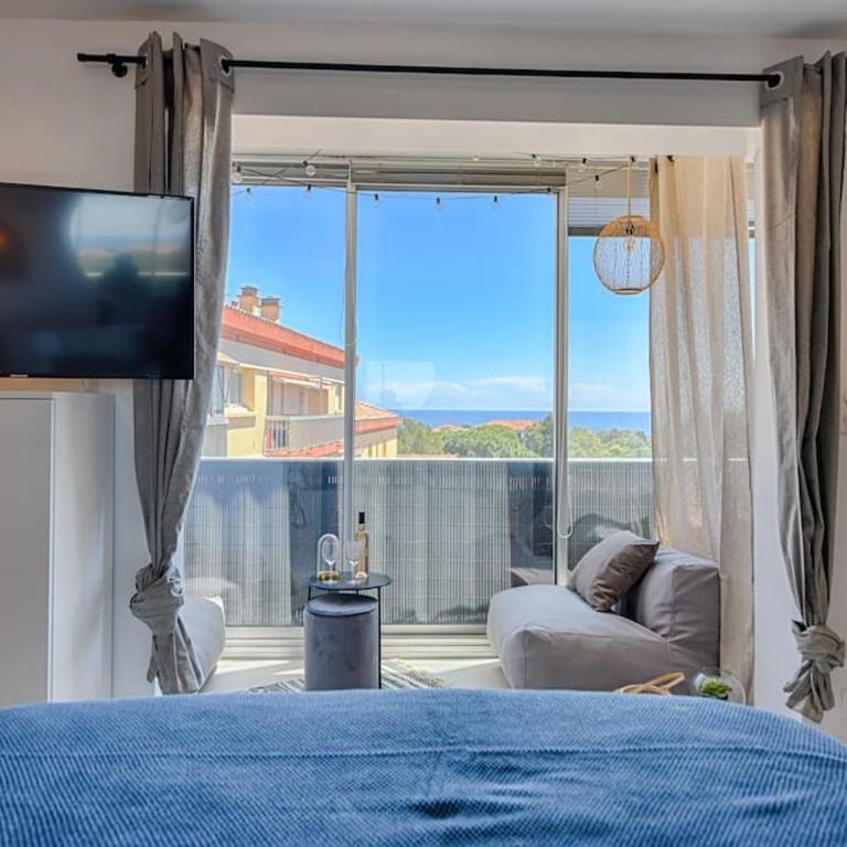 Sea view & spa suite: 3min beach - Estudio - 5