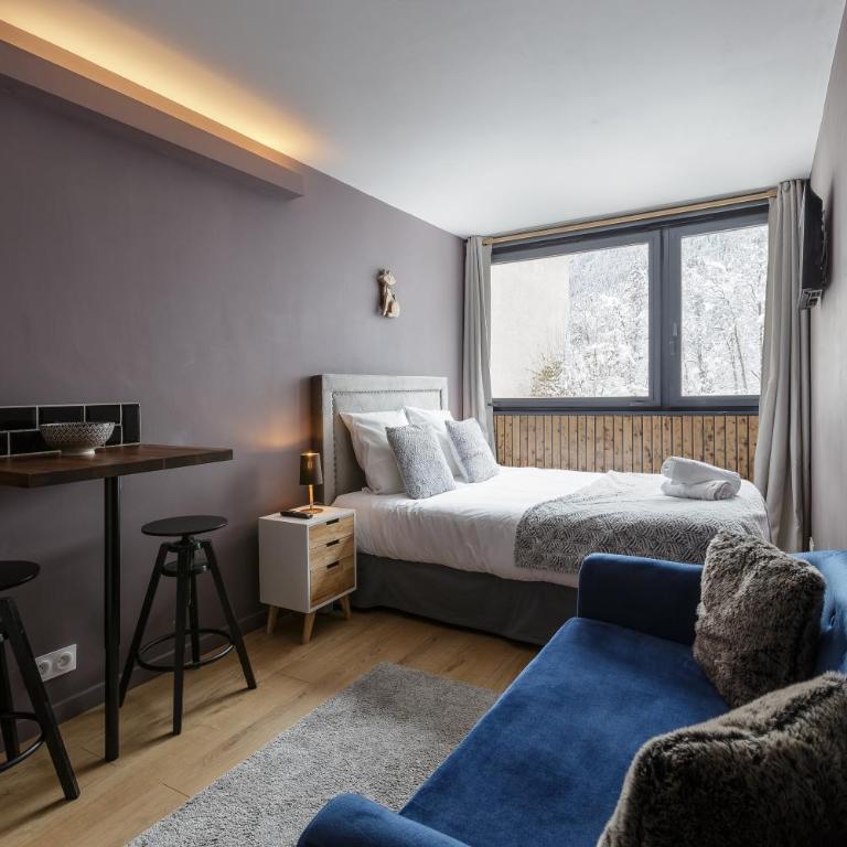 Beautiful mountain view studio by the lake - Appartement 1 Chambre - 2