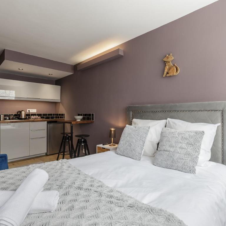Beautiful mountain view studio by the lake - Appartement 1 Chambre - 5