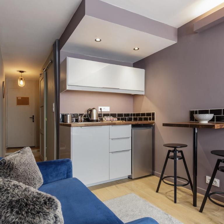 Beautiful mountain view studio by the lake - Appartement 1 Chambre - 6