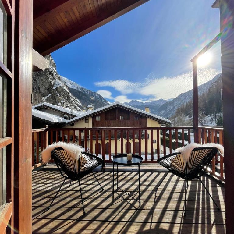 Chalet Mont Blanc de Courmayeur - Apartment mit 2 Schlafzimmern - 14