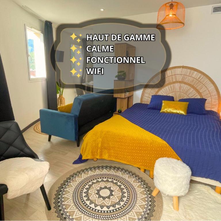 [L’Écrin] Studio equipé avec vue panoramique - Apartment mit 1 Schlafzimmer - 1