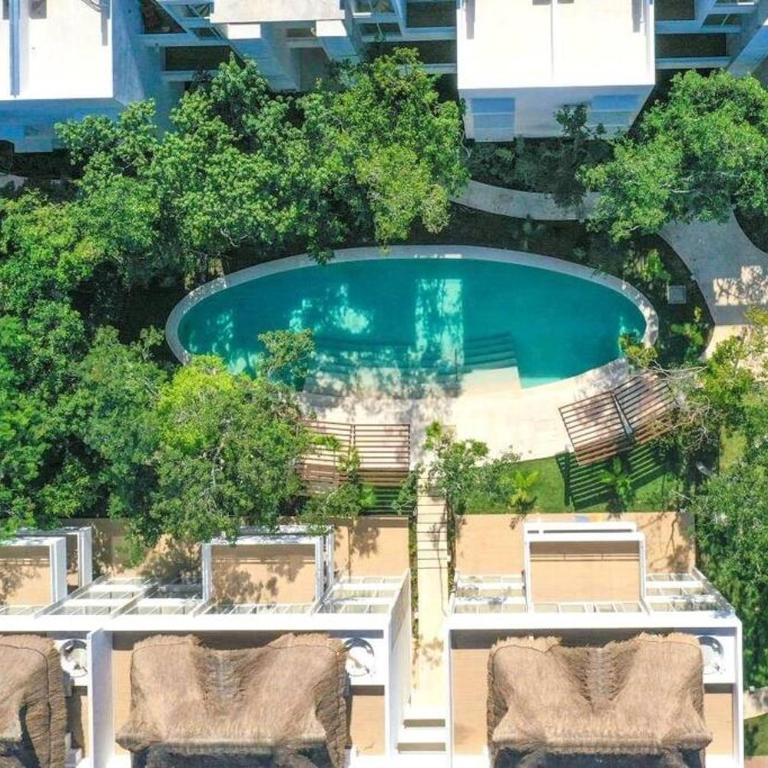 Zama 2 Pools Jacuzzi Gym BBQ 5 min To Tulum Beaches - Apartamento de 2 dormitorios - 18