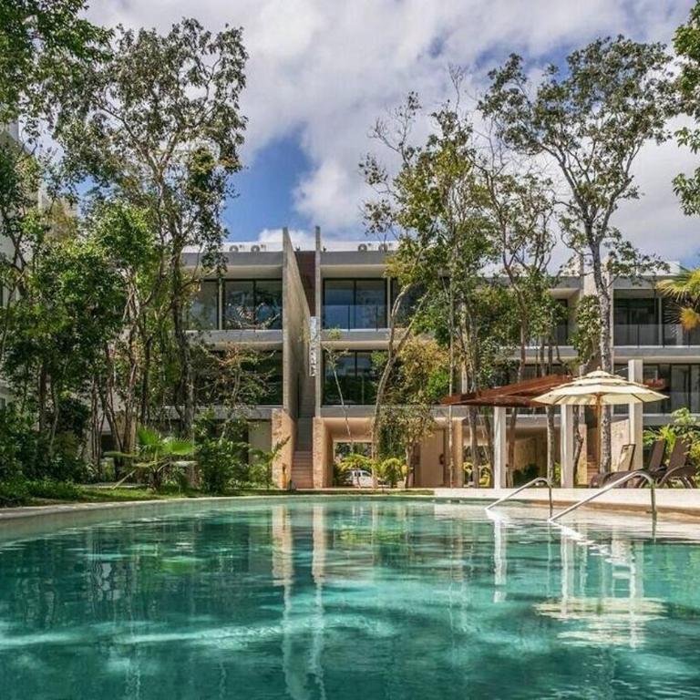 Zama 2 Pools Jacuzzi Gym BBQ 5 min To Tulum Beaches - Apartamento de 2 dormitorios - 14
