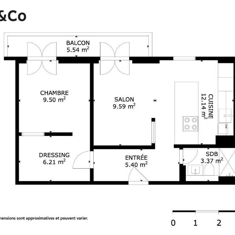 Beautiful modern apartment with balcony in Geneva - Appartement 1 Chambre - 20