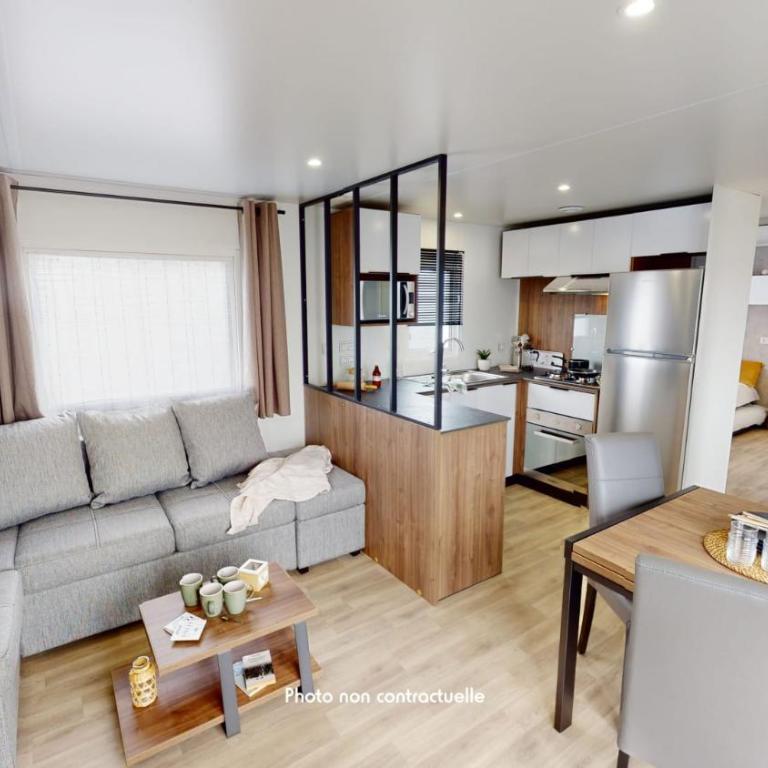 Camping Officiel Siblu le Montourey - Mobile Home 3 Chambres 8 Personnes « Bien-Être Signature » Avec Climatisation - 1