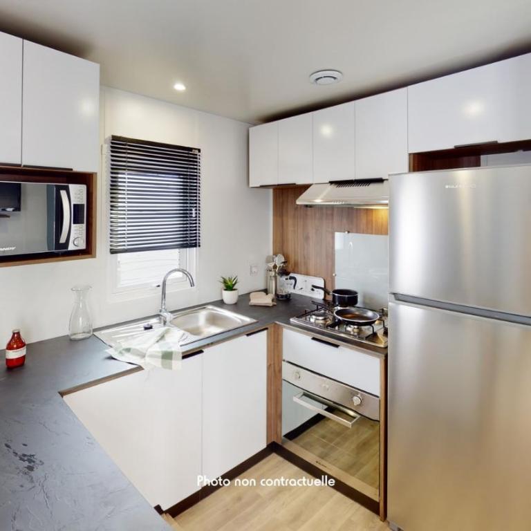 Camping Officiel Siblu le Montourey - Mobile Home 3 Chambres 8 Personnes « Bien-Être Signature » Avec Climatisation - 2