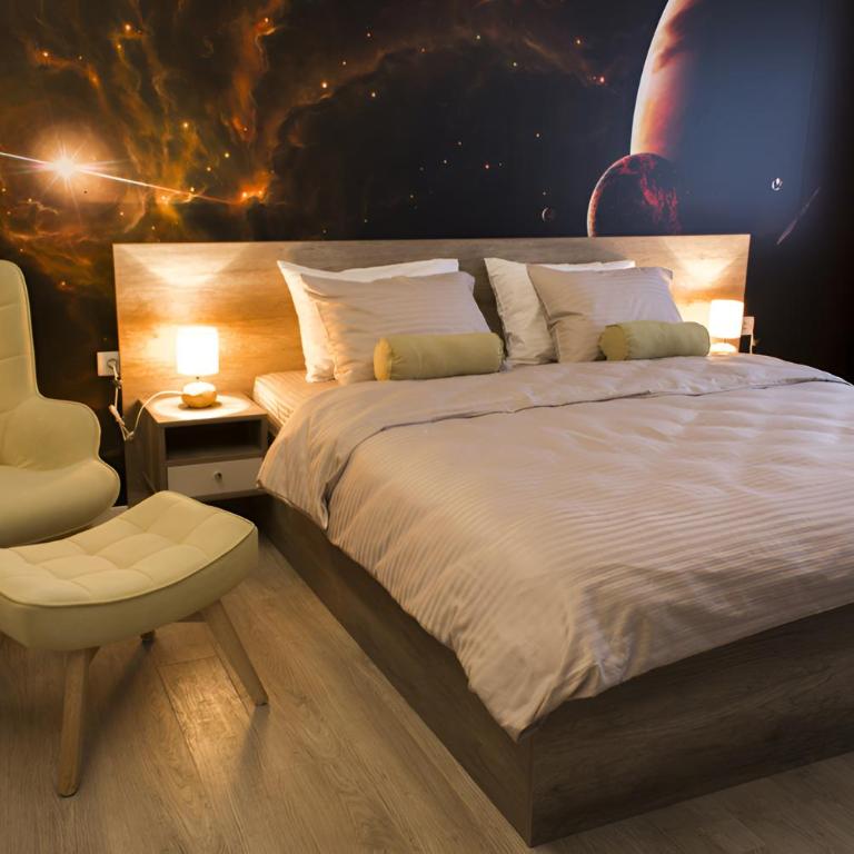 Galaxy Apartments - Soba sa king-sajz krevetom i spa kadom - 3