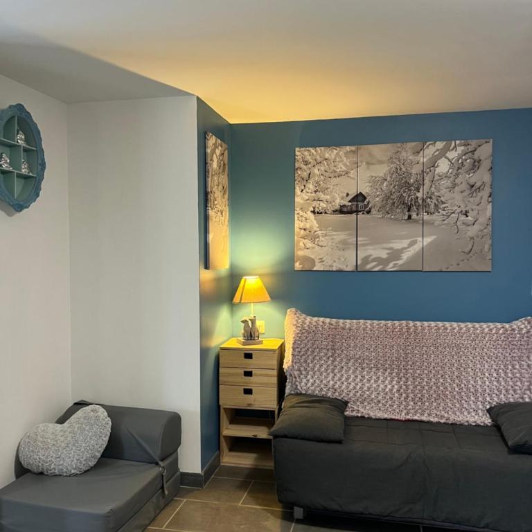 Très bel Appartement bleu - Appartement 1 Chambre - 8