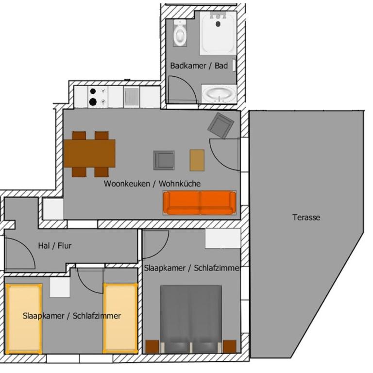 Apartments Pihapperhof - Appartement avec Douche - 8