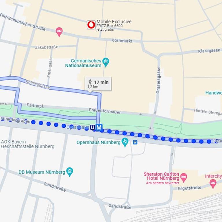 Altstadt - Exklusive 3-Zi-Wohnung für 6 Personen mit 90 qm, großer Dachterrasse, Parkplatz, WLAN - Apartment mit 2 Schlafzimmern - 45