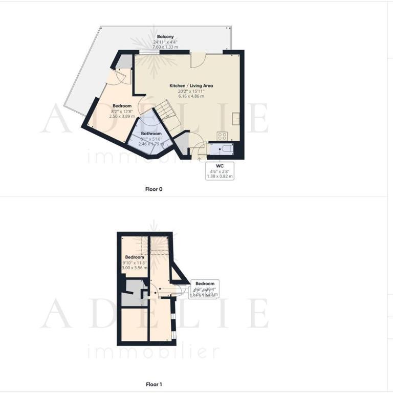 Duplex 3 pièces, centre station, 6 pers, classé 3*, proche remontées, balcon Sud-Est, casier à skis - FR-1-398-595 - Appartement (6 Adultes) - 12