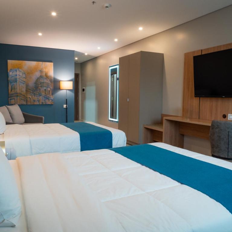 Tryp by Wyndham Asuncion - Habitación Doble adaptada para personas con movilidad reducida - 2 camas dobles - No fumadores - 3