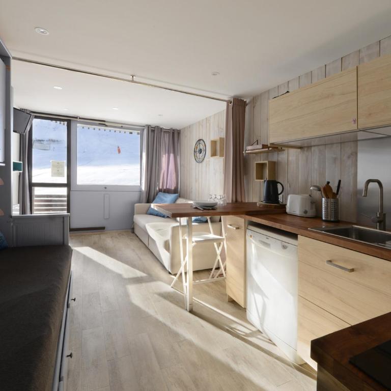 Studio confort rénové, balcon sud, skis aux pieds - FR-1-181-2556 - Monolocale - 1