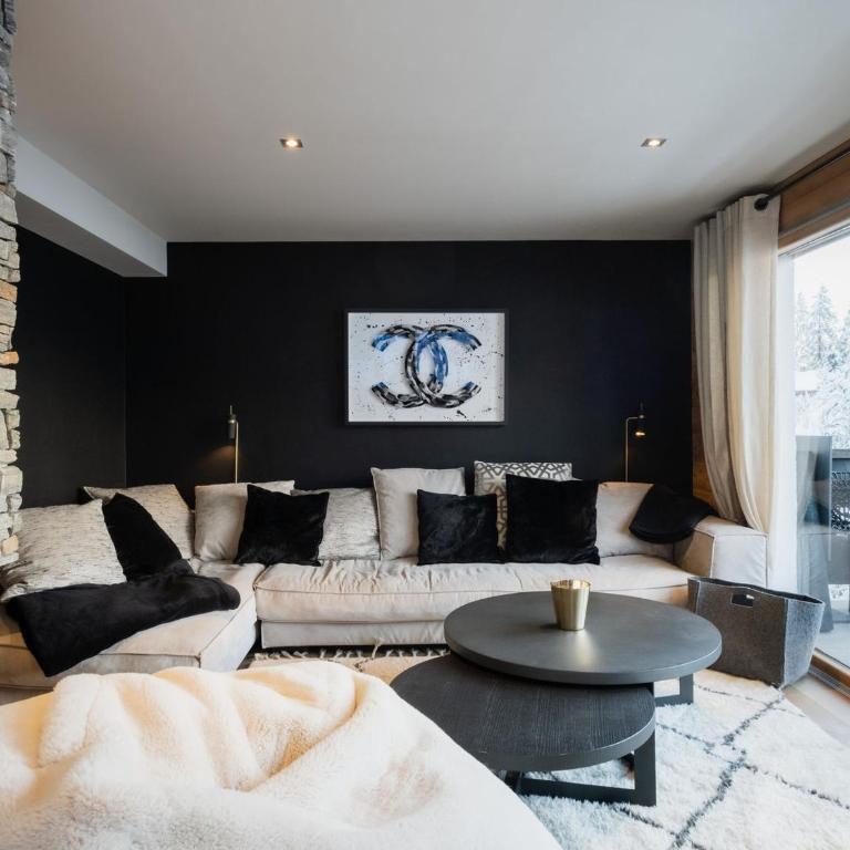Duplex 4★ 8 pers, 60m des pistes, 4 ch, élégance à La Clusaz - FR-1-304-284 - Apartamento - 4
