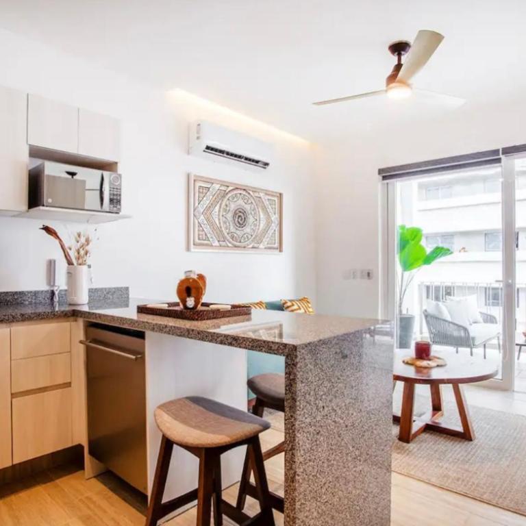 Apartamento cerca a la Playa en Brucerias Nayarik - Apartamento de 1 dormitorio - 7