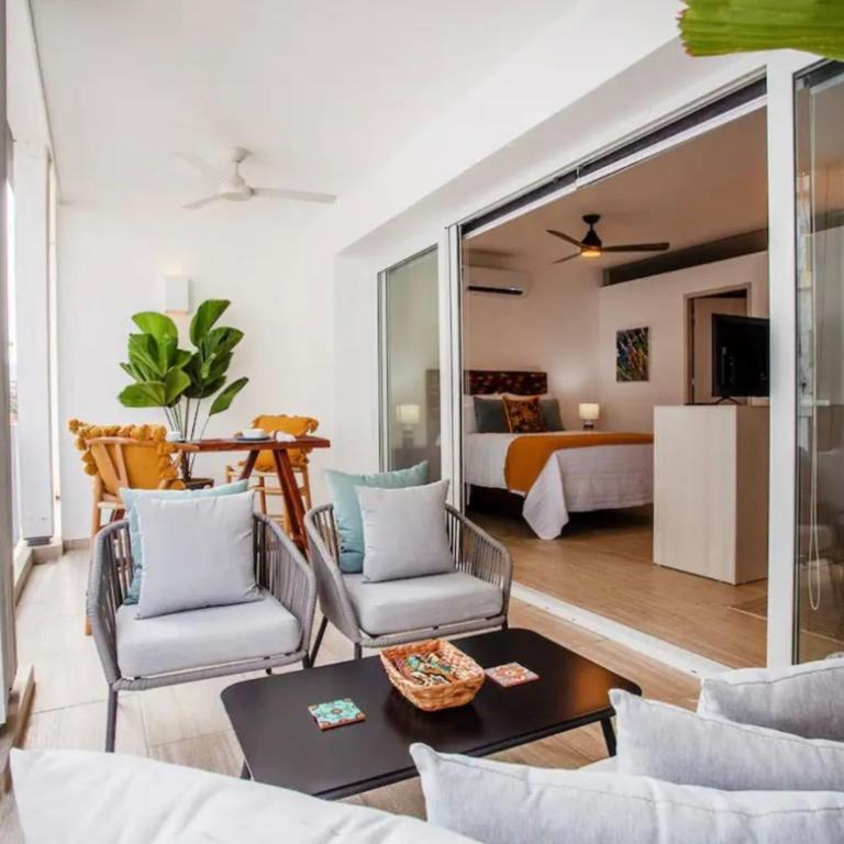 Apartamento cerca a la Playa en Brucerias Nayarik - Apartamento de 1 dormitorio - 3