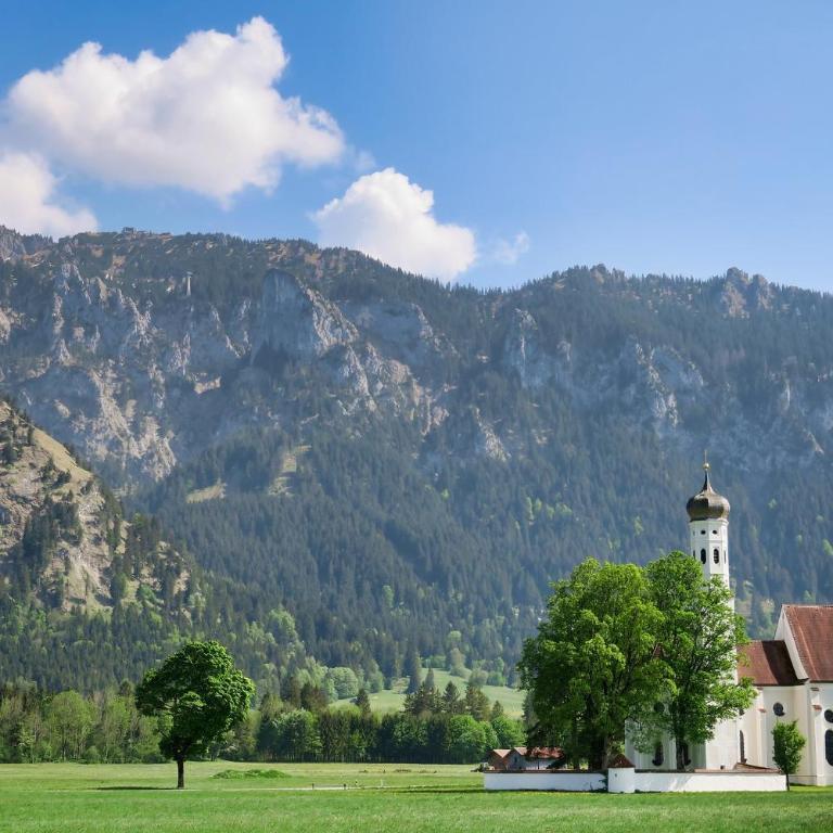Ferienanlage Neuschwansteinblick Ferienwohnung 101 - Apartment mit Blick auf die Berge - 22