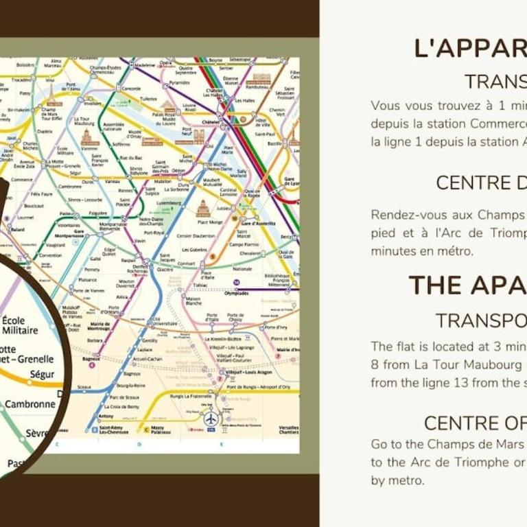 3D#Appart 6Pers#2 Chambres#Commerce#Paris 15#AC - Two-Bedroom Apartment - 17