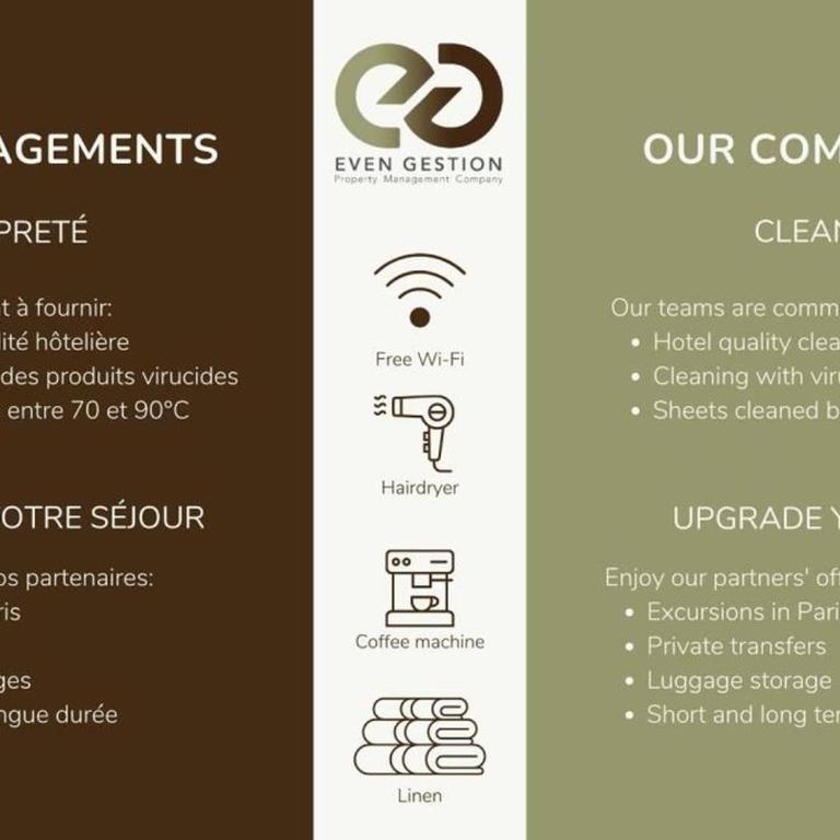 21.Appart 4Pers#1 Bedroom #Père Lachaise #Nation - Appartement 1 Chambre - 11