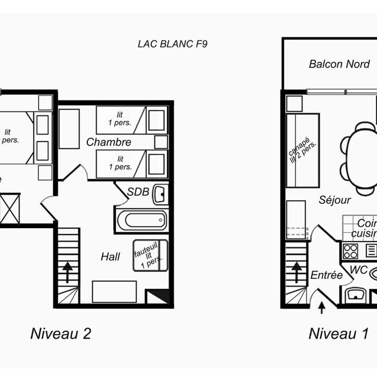 Duplex Calme 3 Pièces, 6/7 Pers. - FR-1-182-114 - Appartement (6 Adultes) - 7