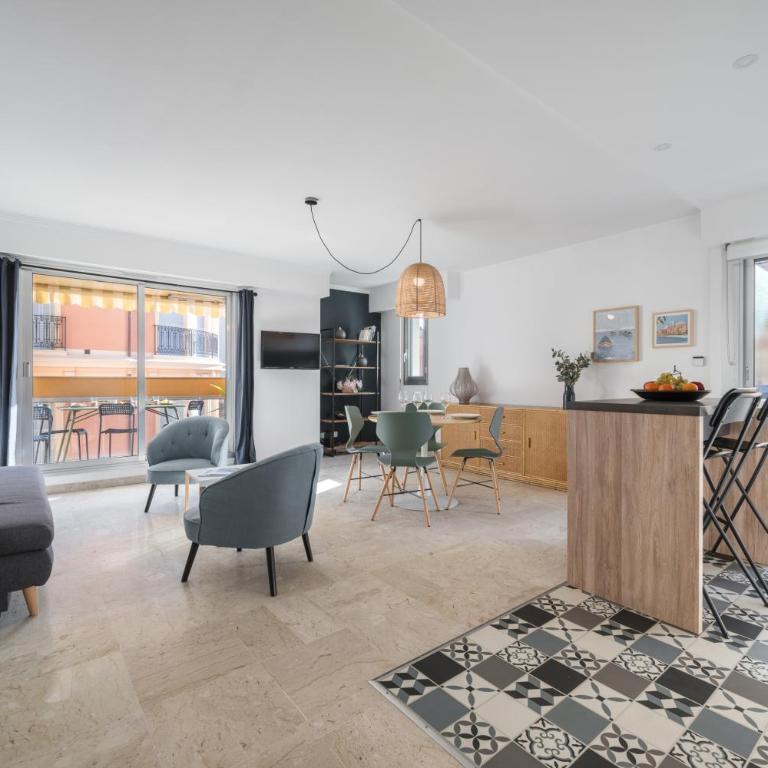 Le Méditerranée - Charmant 3 pièces au coeur du centre ville de Menton AC - Appartamento con 2 Camere da Letto - 9