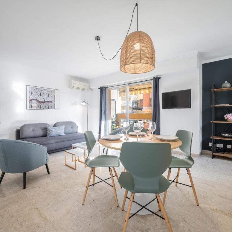 Le Méditerranée - Charmant 3 pièces au coeur du centre ville de Menton AC - Appartamento con 2 Camere da Letto - 1