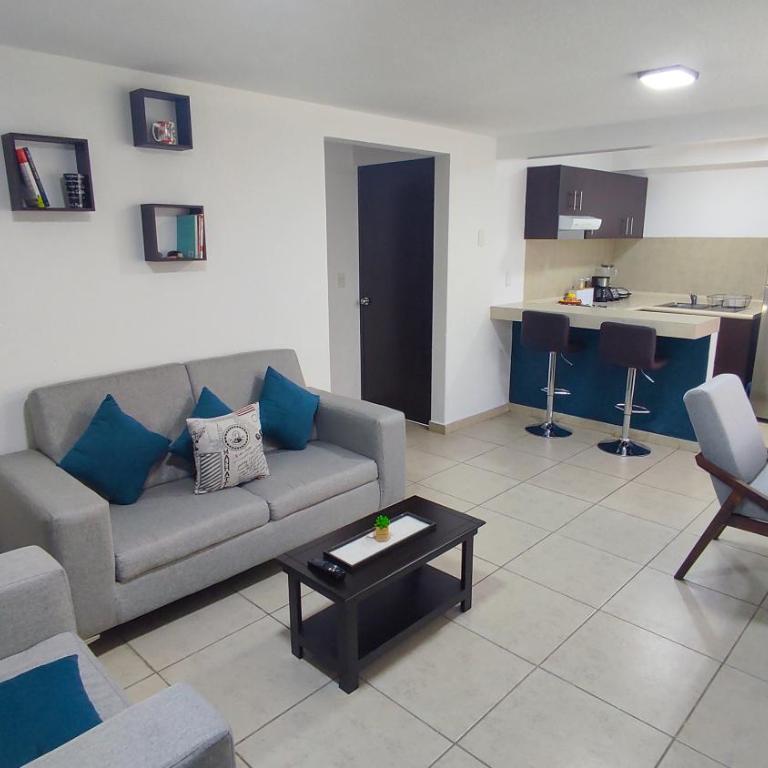 Depa Balcones cerca Estadio GNP, Palacio de los Deportes, Autódromo HR y Aeropuerto CDMX - Apartment with Balcony - 1
