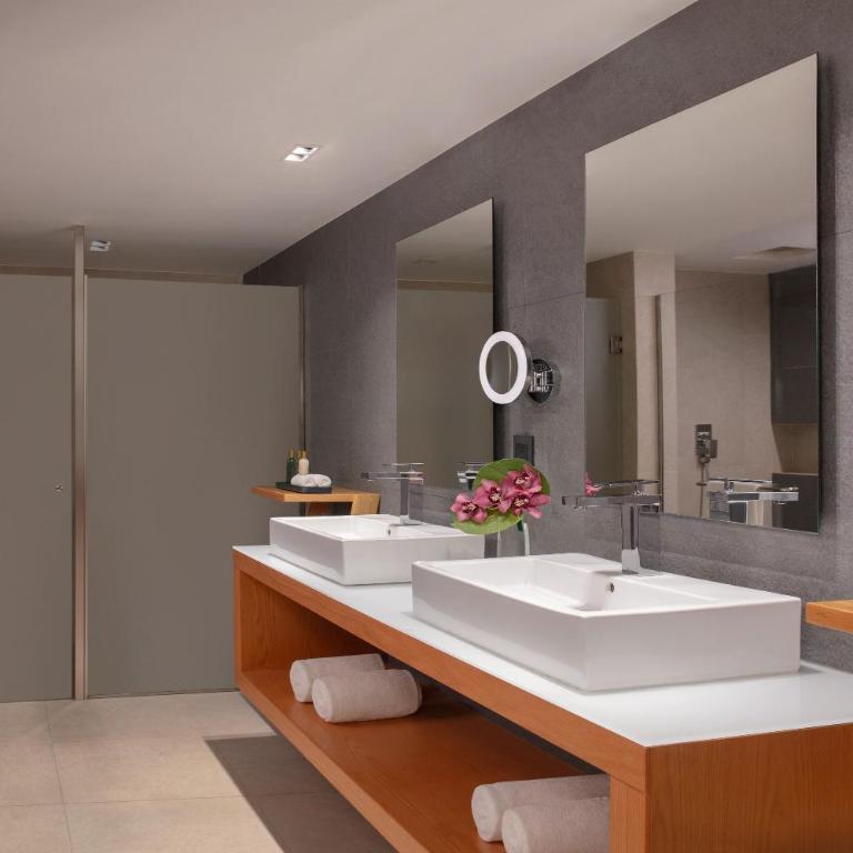 Dreams Cozumel Cape Resort & Spa - Suite Junior Preferred Club con vistas tropicales y camas dobles - 5